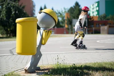 Roboti i děti sviští v Komíně na dopravním hřišti