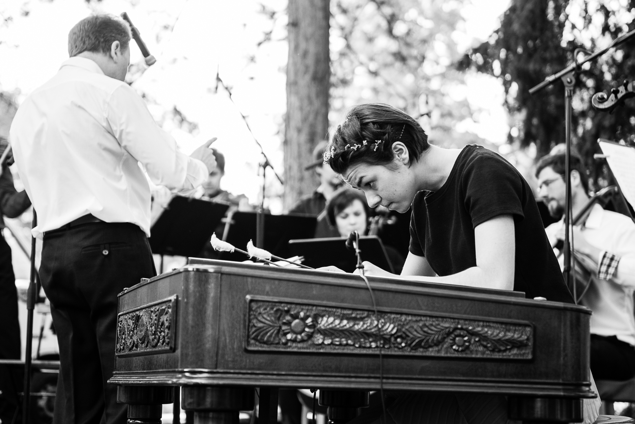 Festival uzavřelo vystoupení Moravského komorní orchestru se zapálenou cimbálistkou