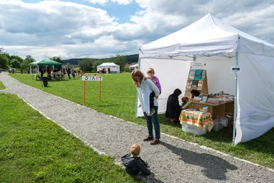 U stánku knihkupectví Dlouhá punčocha jsme trávili hodně času