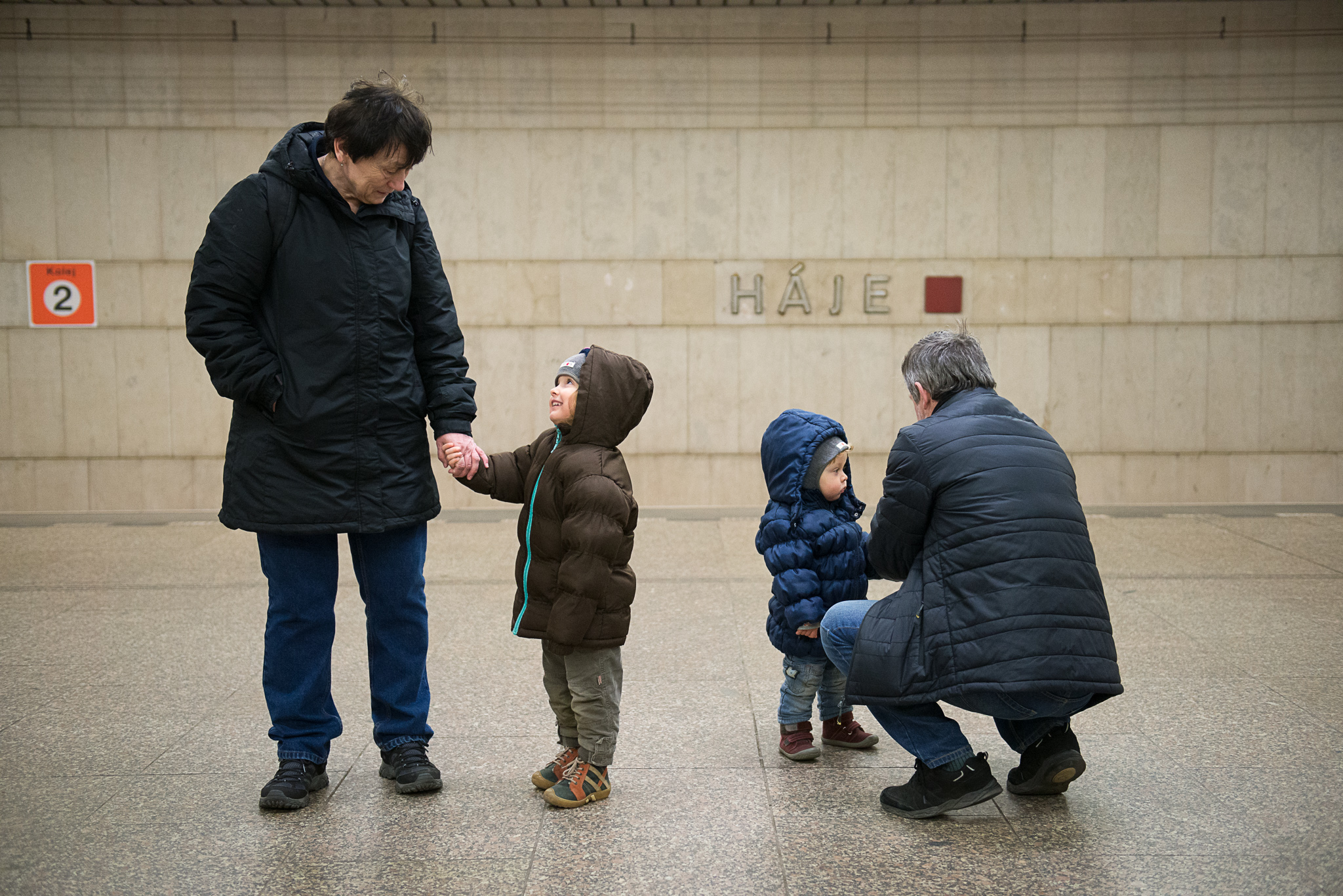 Ve čtyřech letech poprvé v metru? To je v Háji!