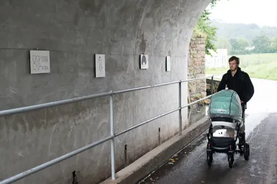 Tato galerie pod mostem nás mile překvapila