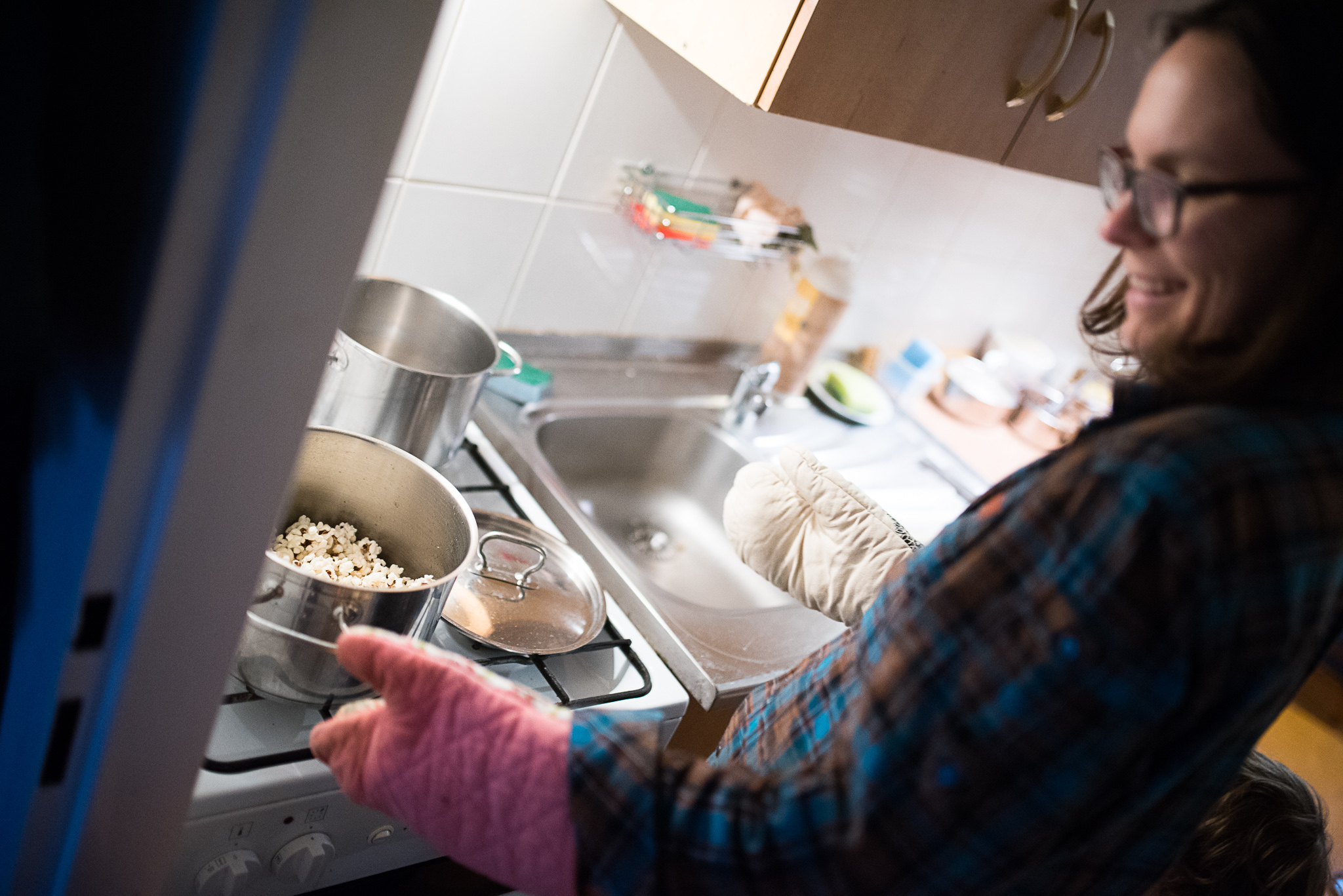 Mňam mňam popcorn, mám ho tolik rád, když ho pukat slyším, mám chuť tancovat