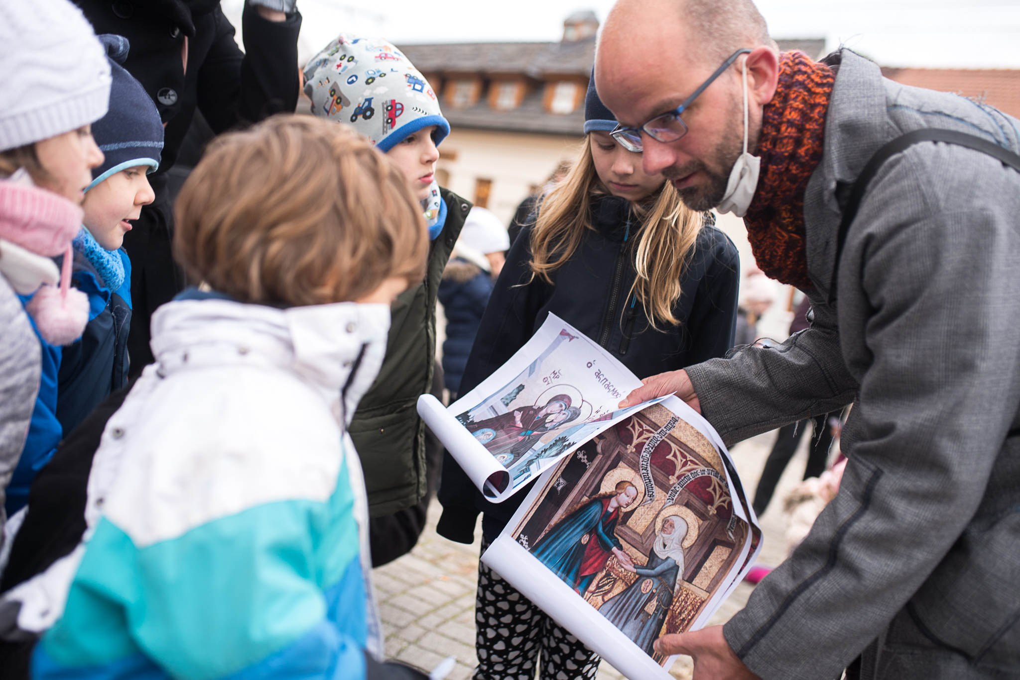 Některé děti viděly na katechezi ikony možná úplně poprvé
