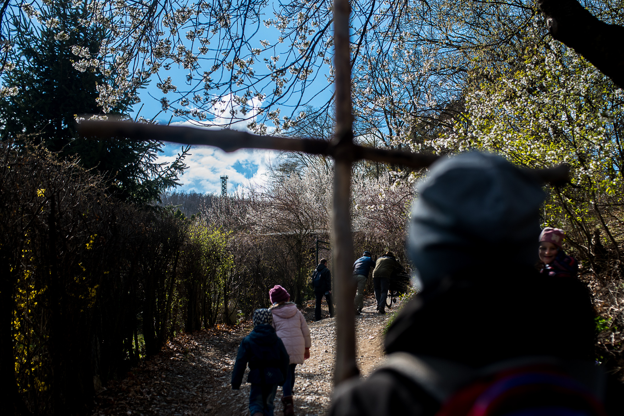 Vyrazili jsme na křížovou cestu na vrch Holedná - a mraky se rozestoupily
