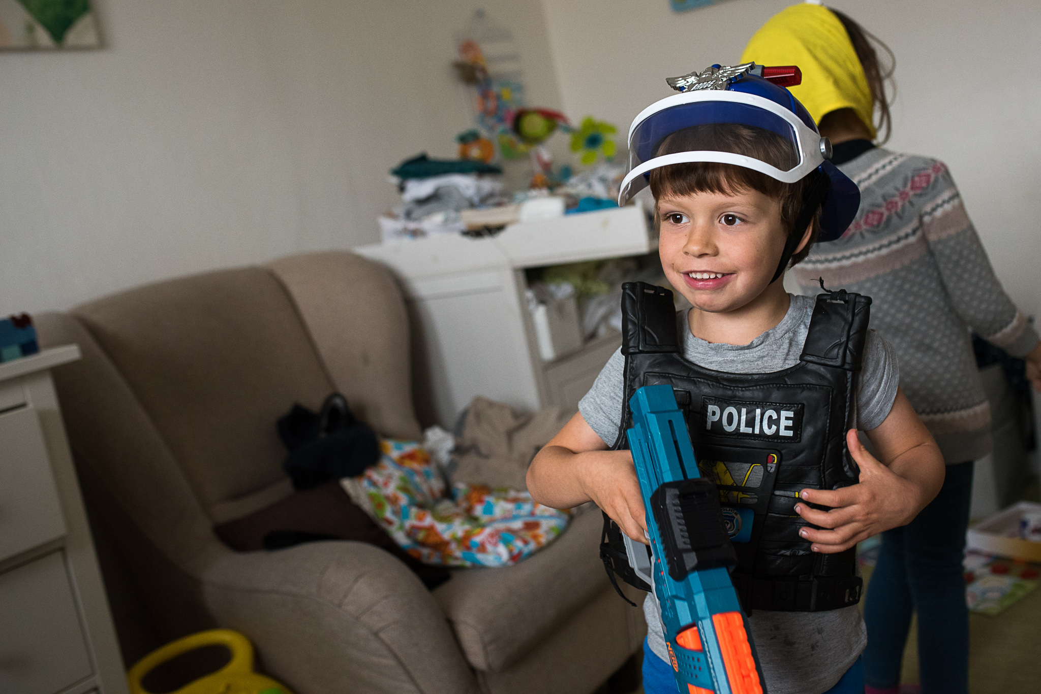Na návštěvě se ráďa mohl proměnit v opravdového policistu