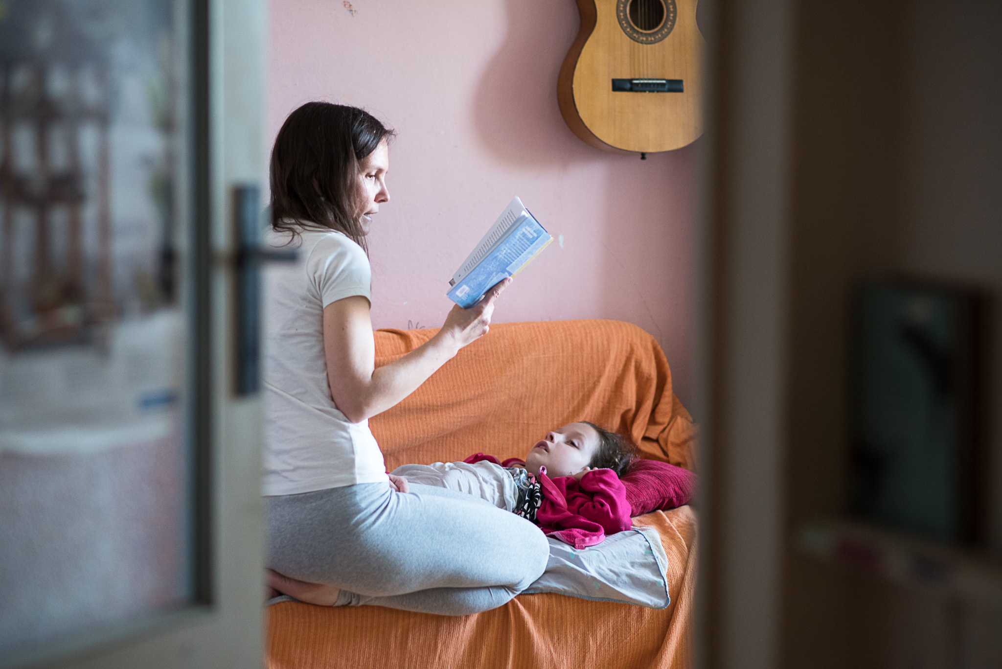 Verunka nám po přijímání trošku odpadla (ale studený zábal to spravil)