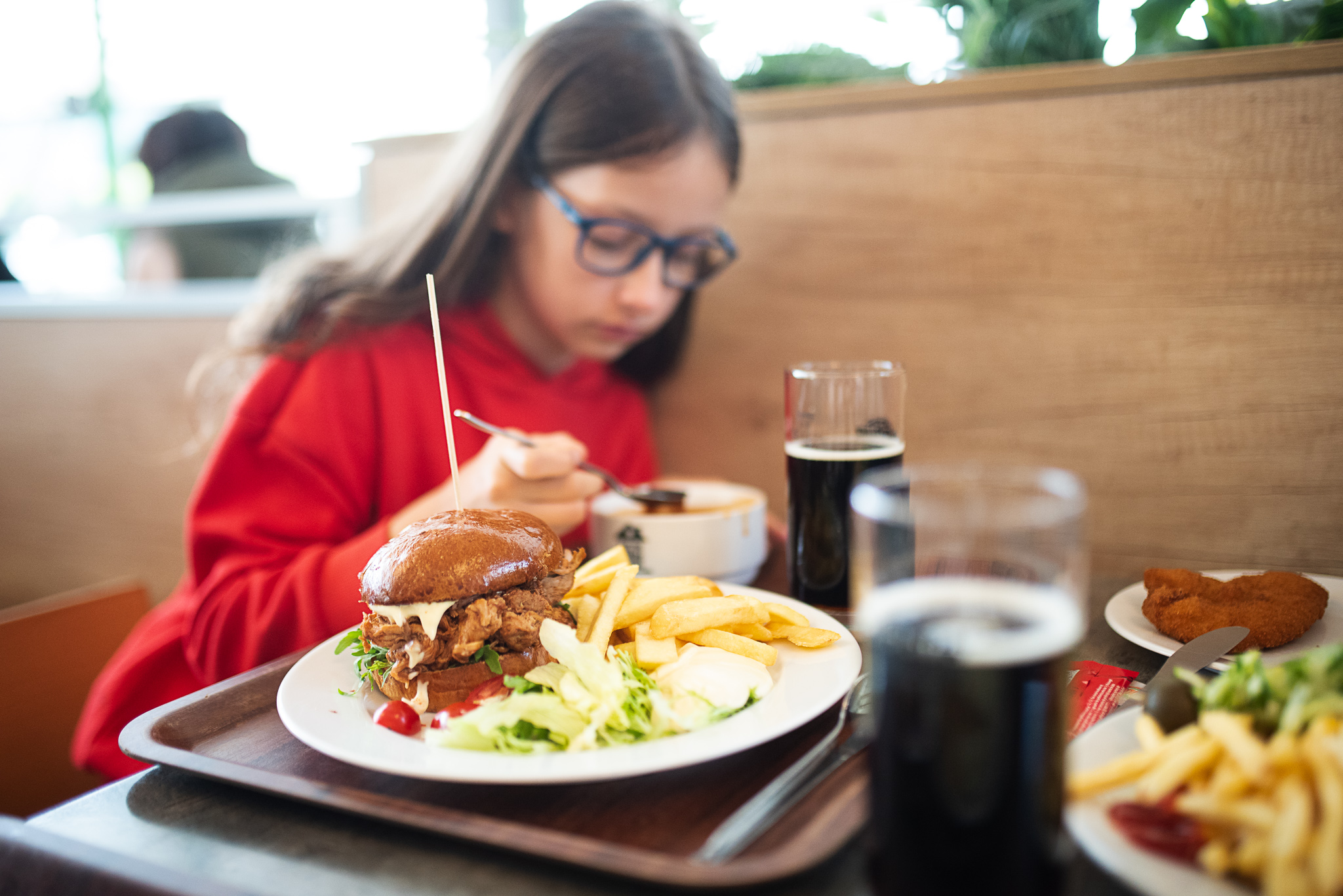 Restaurace Globus - impresivní vzhled, ale za tu tlačenici a chaos to (prý) nestálo